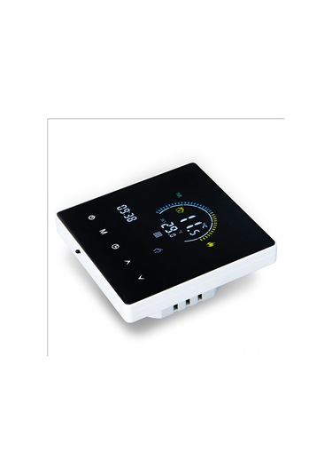 Geeksen Akıllı Isıtıcı Kontrolörü K2h16a - Lcd Dokunmatik Ekran, 7 Gün Programlanabilir, 6 Zaman Aralığı, Çocuk Kilidi, Cam Paneli, Sıcaklık Gösterimi