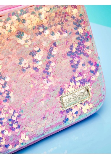 Smiggle - Cosmos Parıltılı Hardtop Kalem Kutusu Desenli