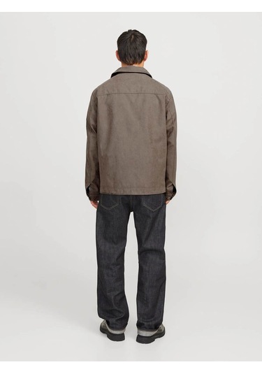 Jack & Jones Jjedylan Shacket Noos Erkek Ceket 12268609 Kahverengi