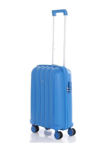 Mçs 3lü Set Kırılmaz Silikon Seyahat Valizi Bavulu V305 Saks Mavi Saks Mavi