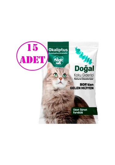 Magic Power Kedi Kumu Koku Giderici Okaliptus 25 Gr 15 Ad