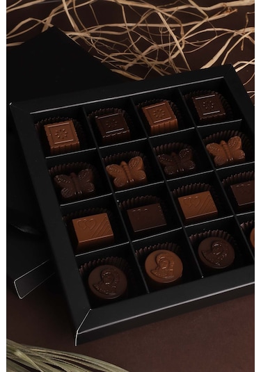 Moon Chocolate Special Handmade Çikolata Çanta Kutu 16'lı