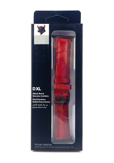 Dxl El Yapımı Hakiki Deri Kutulu İos Watch Uyumlu Kordon 42mm 44mm 45mm 49mm Uyumlu Watch Ultra Kayış