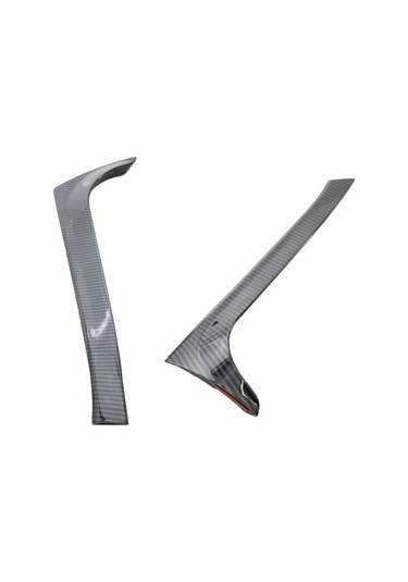 Novahub Vw Golf 6 Mk6 2008-2013 İçin Arka Cam Yan Spoiler Kanalları Splitter Değiştirme Seti