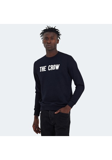 The Crow THE CROW Erkek  Lacivert Sweatshirt