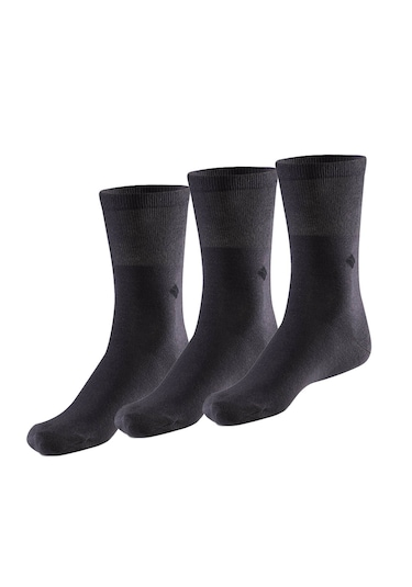Bonny Silver Soket Gümüş Çorap -3'lü Paket Füme