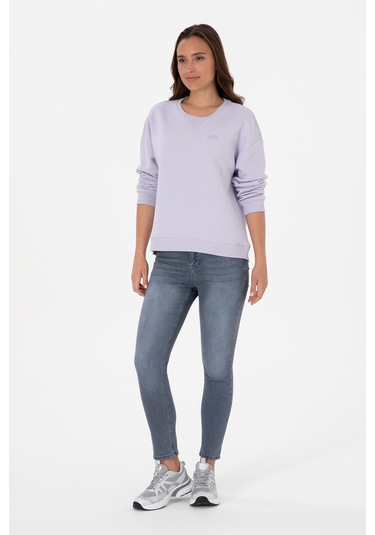 U.s. Polo Assn. Kadın Lila Sweatshirt 50313586-vr245 Lavanta