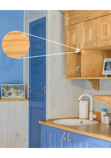 Vkemall 540 Adet Pvc Kapaklı Vidalık Delik Sticker, 10 Renkli Ahşap Desenli Möbel Sticker, Su Geçirmez, Dolap, Kitaplık, Bilgisayar İçin Uygun