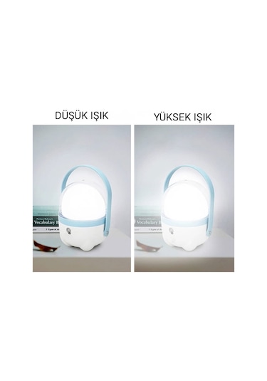ŞARJLI DOKUNMATİK IŞILDAK - KAMP LAMBASI – USB’DEN ŞARJLI