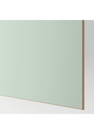 Sürgü Kapak, Açık Yeşil-aynalı Cam, 200x236 Cm Açık Ceviz