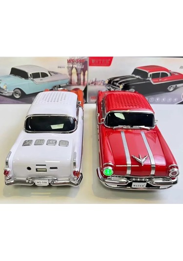 Chevrolet Ws-1955bt Belair 1955 Model Bluetooth Hoparlör 4741