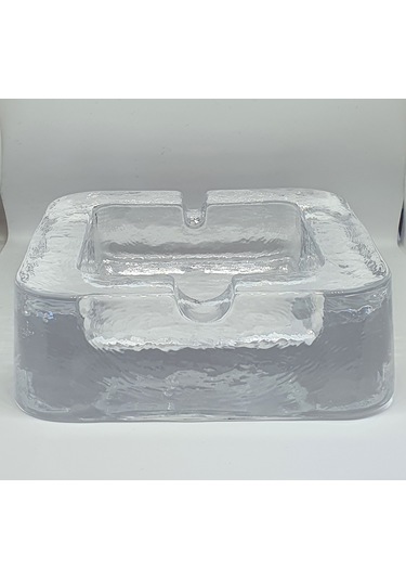 Paşabahçe 25026 Denizli Cam El İmalatı Çift Oluklu Küllük