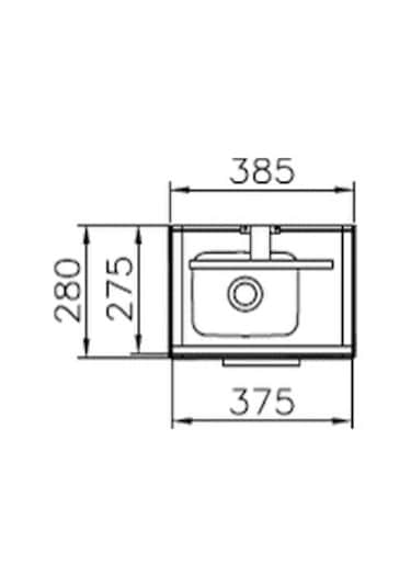 Vitra Mia 75022 Banyo Dolabı Seti Kapaklı 40 Cm Parlak Beyaz Çok Renkli