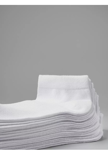 Responce Kısa Klasik Çorap Seti 10 Çift 68777005 Beyaz