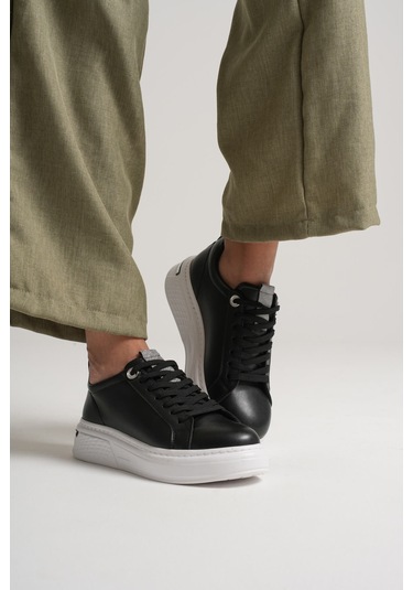 Kocadal Kocadal Liza Kadın Şık Günlük Siyah Sneaker Muhtelif