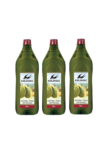 Kırlangıç Natürel Sızma Zeytinyağı 3 x 2 L