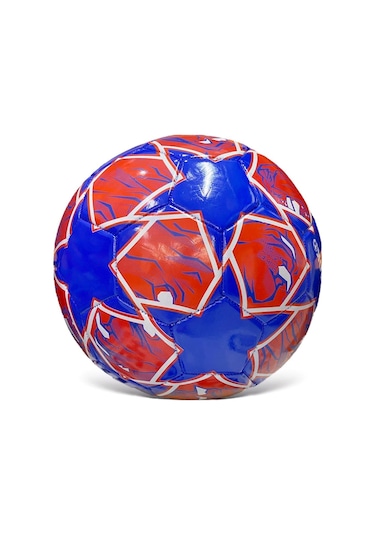 Jook 4 Astarlı Suni Deri Sert Zemin Halı Saha Futbol Topu No:5 Bsf-193 - Saks Kırmızı Saks Mavi - Kırmızı