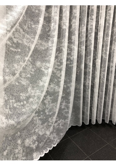 Taç Tül Perde Örme Tül Perde Ütü Istemez 3 Farklı Desen