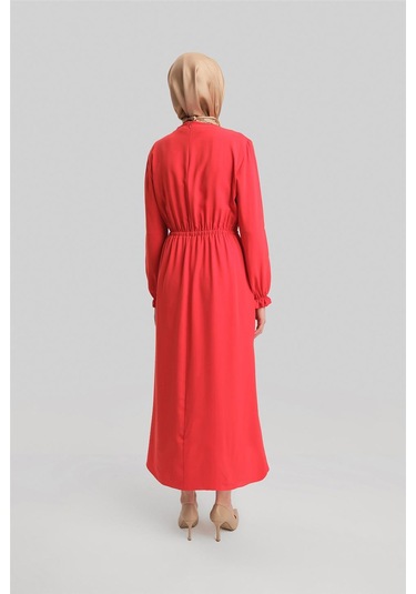 Armine Anvelop Elbise Ort9230 Kırmızı-kırmızı Kırmızı