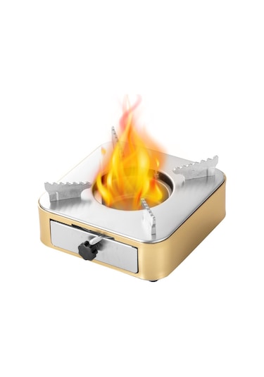 Vkemall Çekmece Tipi Alkol Ocağı Altın Altın