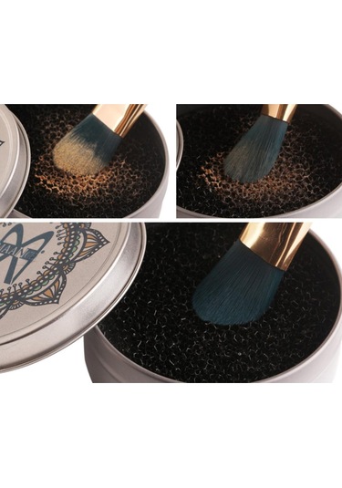 Suntek Makyaj Fırça Temiz Göz Farı Sünger Temizleyici Renk