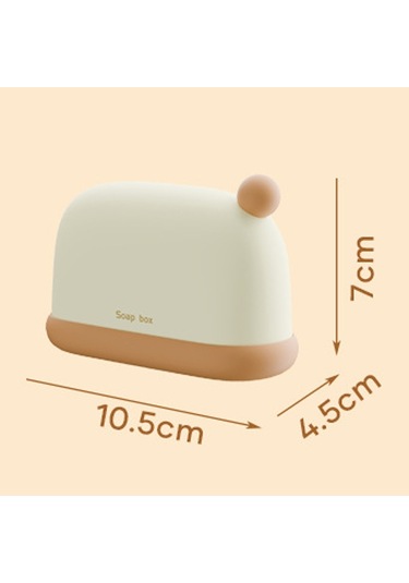 Seyahat Taşınabilir Mühürlü Sabun Kutusu Ev Banyo Sabunu Tutucu Kırmızı