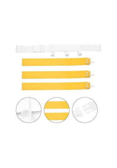 Sarı Ayarlanabilir Bayrak Futbol Kemeri Bağlantı Elemanı Bandı Canlı Renk Y Dayanıklı Kalınlaşmış Dokuma Amerikan Futbolu 58498202 Sarı