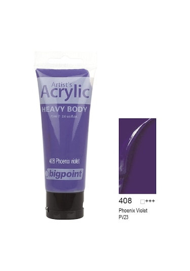 Bigpoint Akrilik Boya 75 Ml Phoenix Violet 408