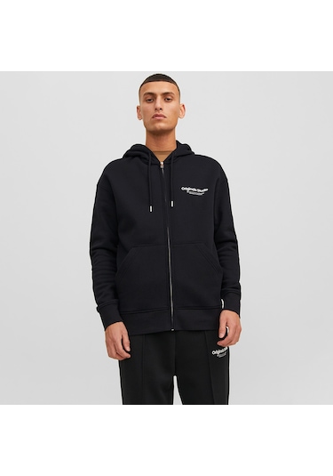 Jack&jones Vesterbro Erkek Siyah Kapüşonlu Ceket Siyah