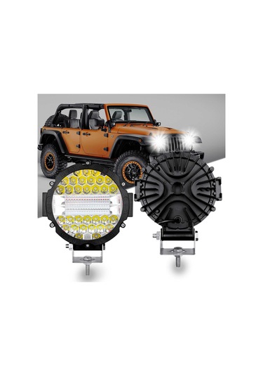 3Modlu Kombo 51w Siyah Yuvarlak Off Road Çalışma Tekne Lambası