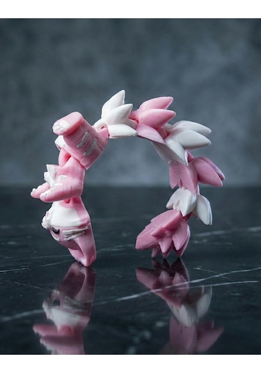 Sevimli Esnek Kedi Anahtarlık Hareketli Fidget Tasarım 2'li