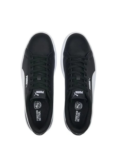 Puma Smash 3.0 L Erkek Günlük Ayakkabı 390987 Siyah Beyaz Siyah Beyaz