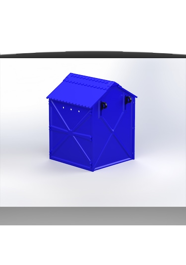Plastik Kuş Yuvalığı Demonte 15x15x20 Lacivert
