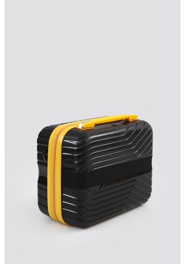 Ççs Unisex Makyaj Çantası C.ccs5240 Siyah-sarı