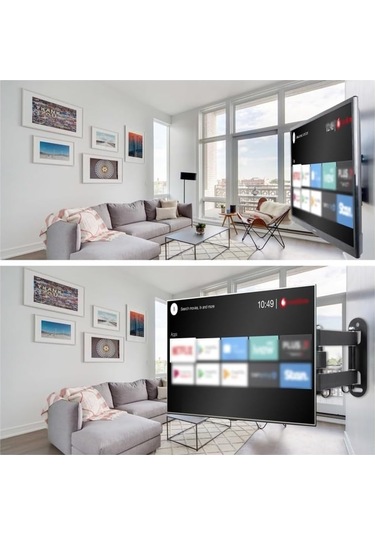 Kol Monitörü, 14 İla 32 İnç Lcd Led Monitör İçin Evrensel Ayarlanabilir Tv Duvar Montaj Braketi