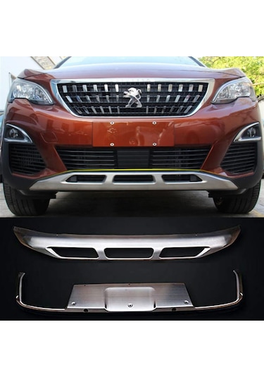 Peugeot 3008 Ön Arka Koruma Difüzör Koruma 2016-2017-2018-2019