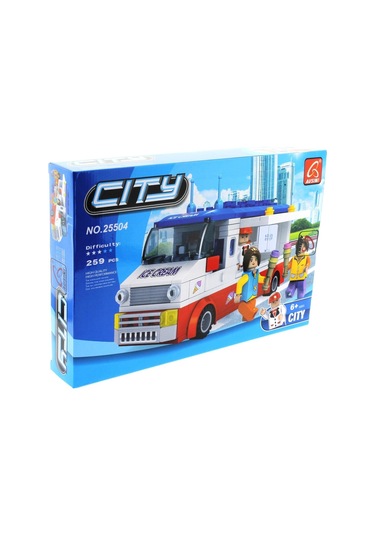 Ausini City 259 Parça Dondurma Arabası