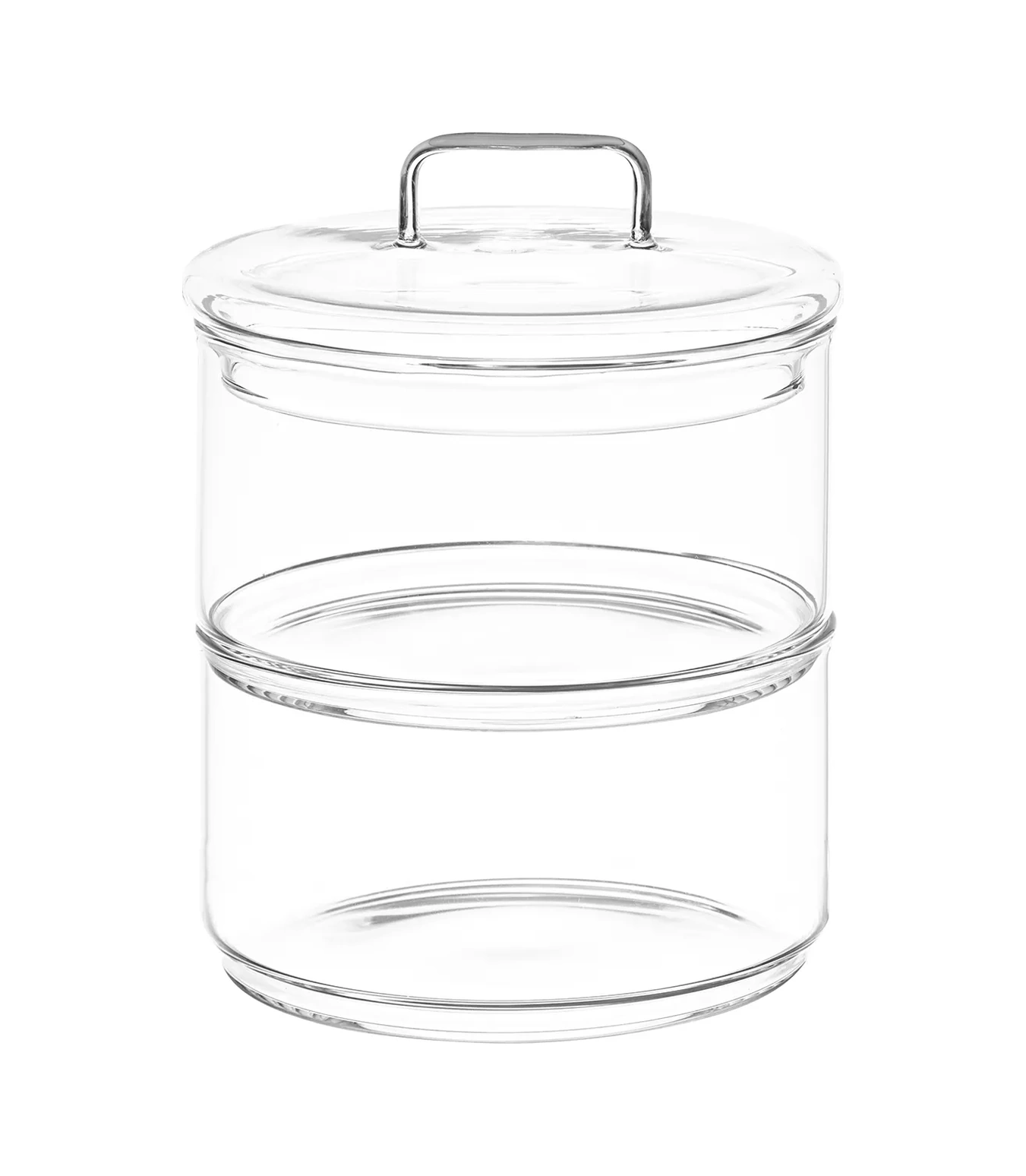 Elan Gallery Dökme Yiyecekler İçin 3 Bölmeli Kavanoz, 400 Ml 70737067 Beyaz