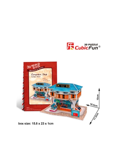 Cubicfun 3d Puzzle 25 Parça Türk Seramik Mağazası W3111h