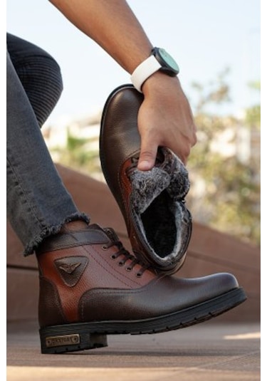 Daxtors D0504 Soğuk Geçirmez Unisex Bot Kahverengi