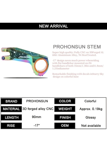 Motion003 Tanke Prohonsun 17 Derece Ultrahafif Yol Bisiklet Sapı 90mm Cnc Direksiyon Sapı 31.8 Bisikletler İçin Siyah Alüminyum Alaşım Kırmızı Kırmızı