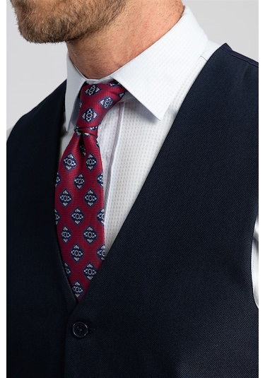 Tudors Slim Fit Dar Kesim Düz Cepli Erkek Yelek-3351