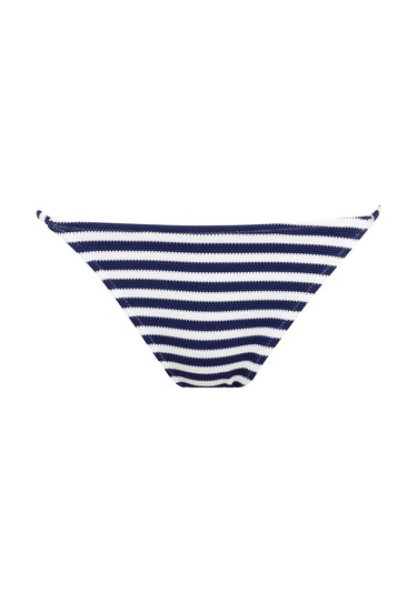 Defacto Fall in Love Regular Fit Çizgili Bikini Alt A9458AX23HSNV30 Lacivert