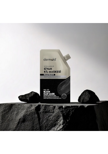 Dermokil Soyulabilir Siyah Kil Maske 50 Ml X 3 Adet