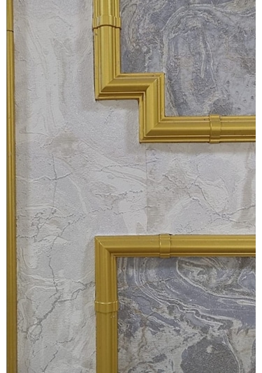 Bronz 4 Lü Set Çıta Uyumlu Dekoratif M Köşe Motifi