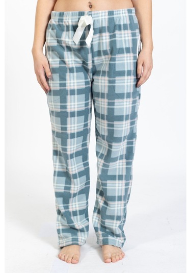 Kadın Polar Kışlık Eşofman Alt Waynap Polar Alt- Turkuaz