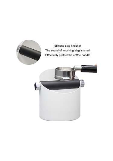 Kahve Atık Kutusu Süt Çay Kalıntı Geri Dönüşüm Toz Kutusu Beyaz