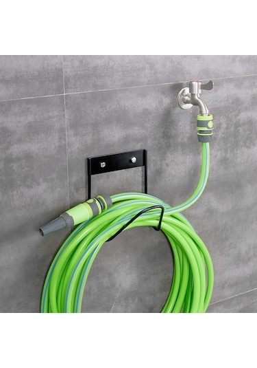 Sones Paslanmaz Çelik Hortum Saklama Tutucu Bahçe Ev Araba Yıkama Musluğu Hortum Saklama Kancası, Model: Duvara Monte Beyaz Diğer