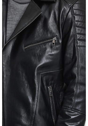 Rob Siyah Deri Mont 001