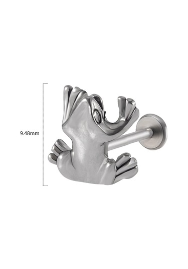 Dreamlee Cerrahi Çelik Yılan Kulak Piercingi - Tragus Ve Kıkırdak Piercing Takısı - Buda Heykeli Labretşampanya Altınwhıte Pembe